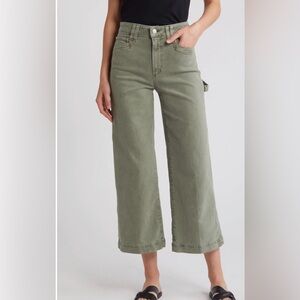 PAIGE Anessa Carpenter Wide Leg Jeans